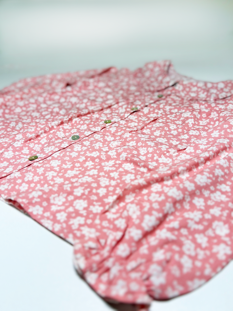 Blusa manga larga - floreado