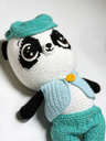 Oso panda con chaleco