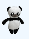 Oso panda-Tejido